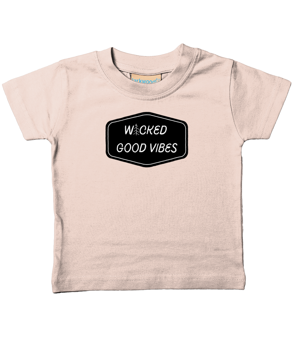 wicked good vibes wicked good vibes front & back infant Tee