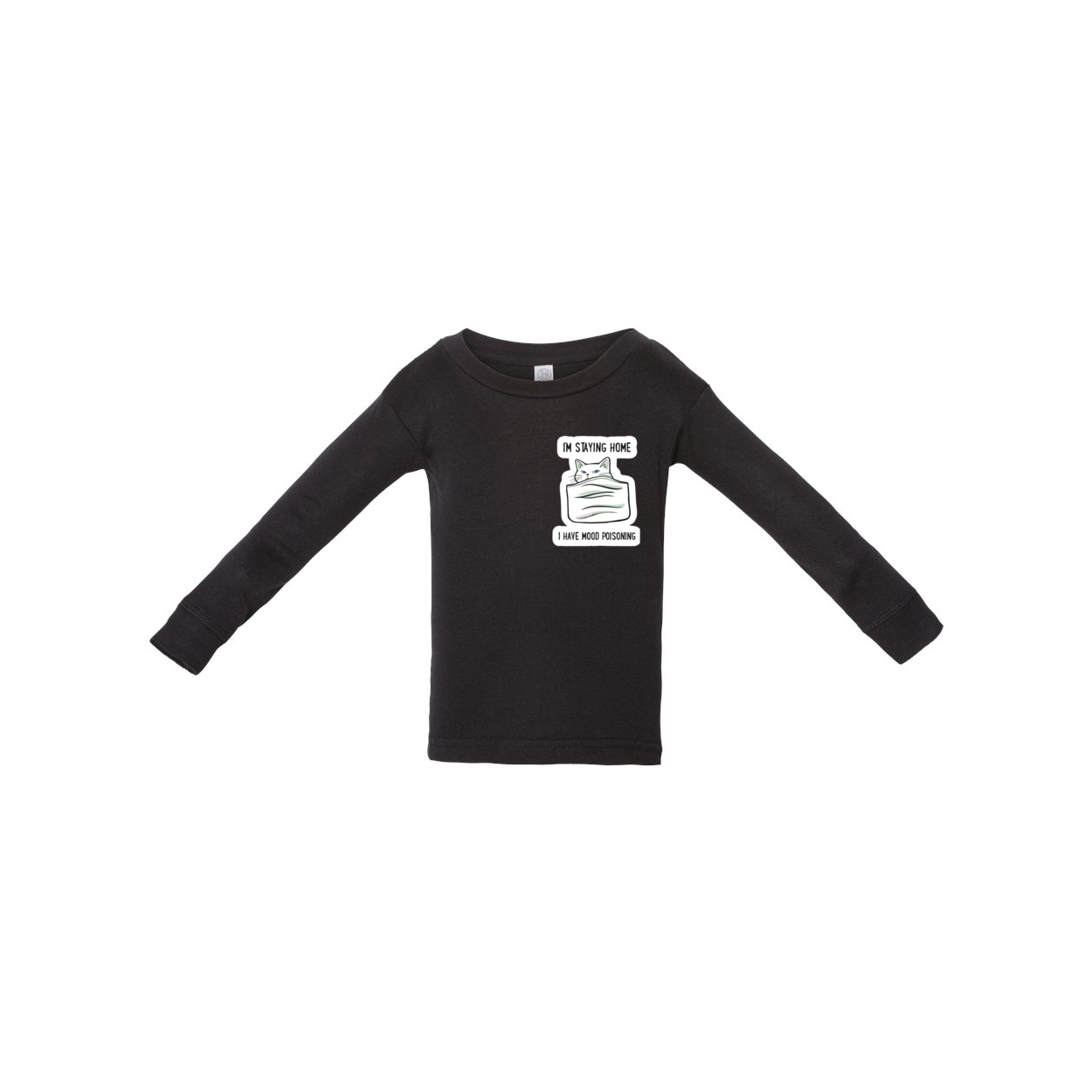 Mood Poisoning Infant Long Sleeve Baby Rib LoungeTop