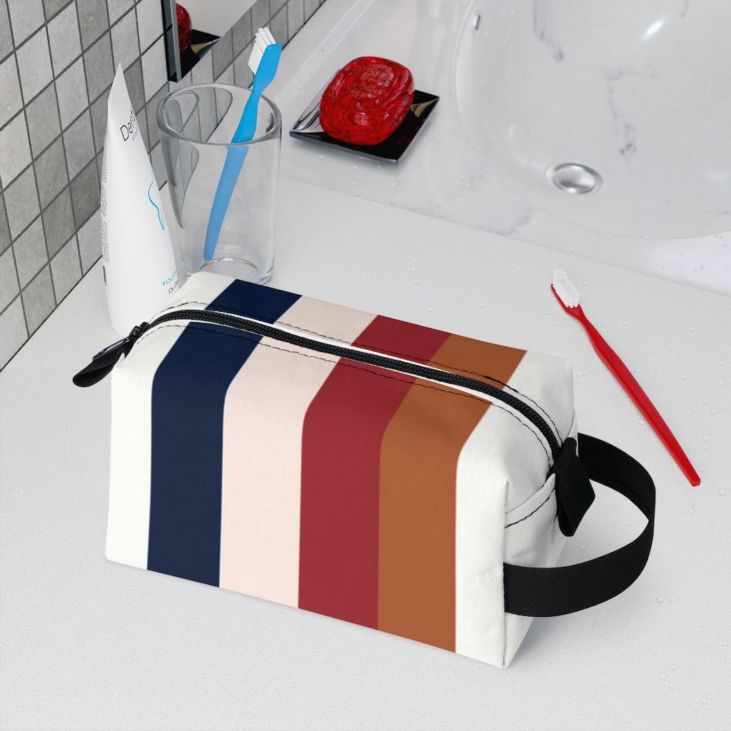Spring Stripe Toiletry Bag