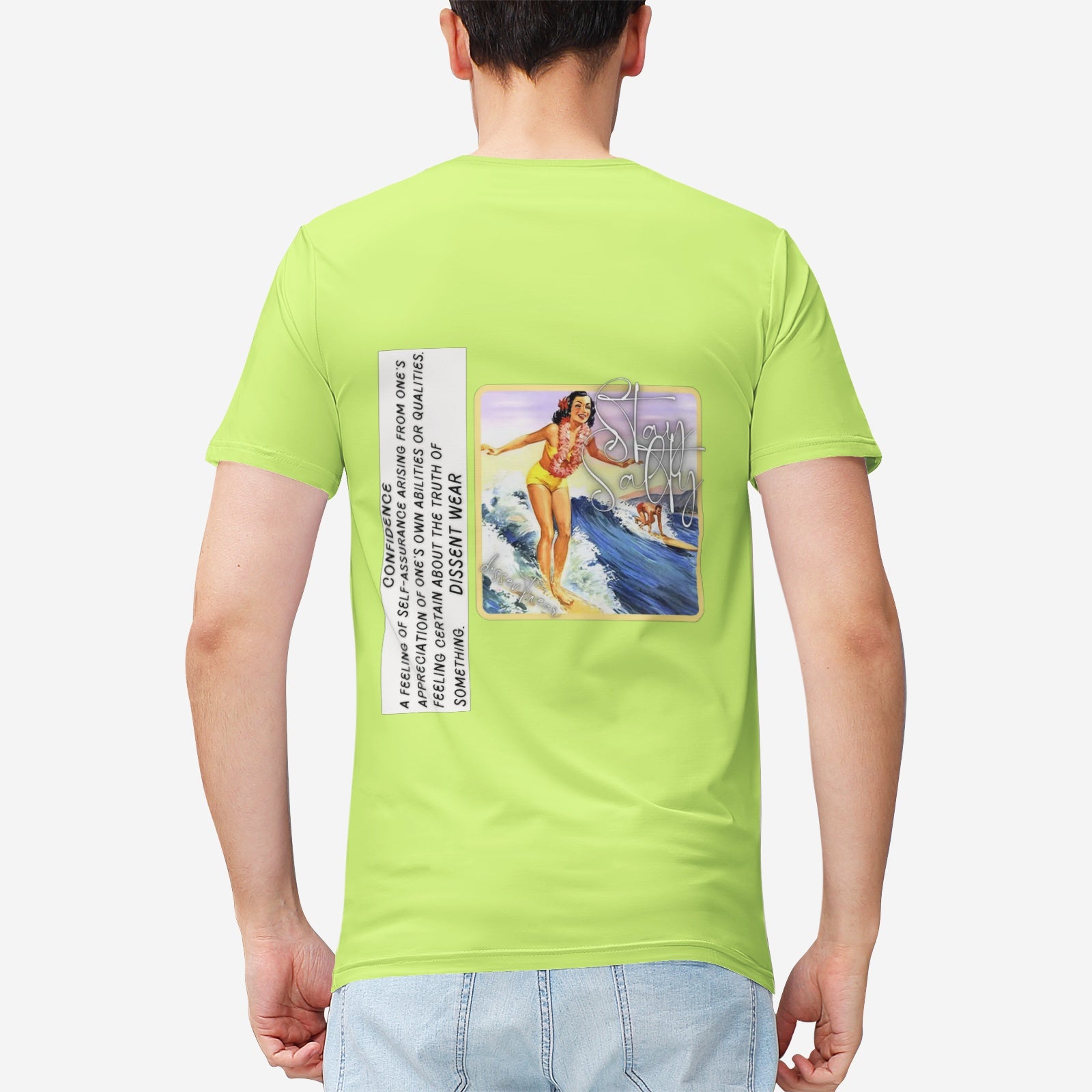 Vintage Salty Surfer Confidence Men&