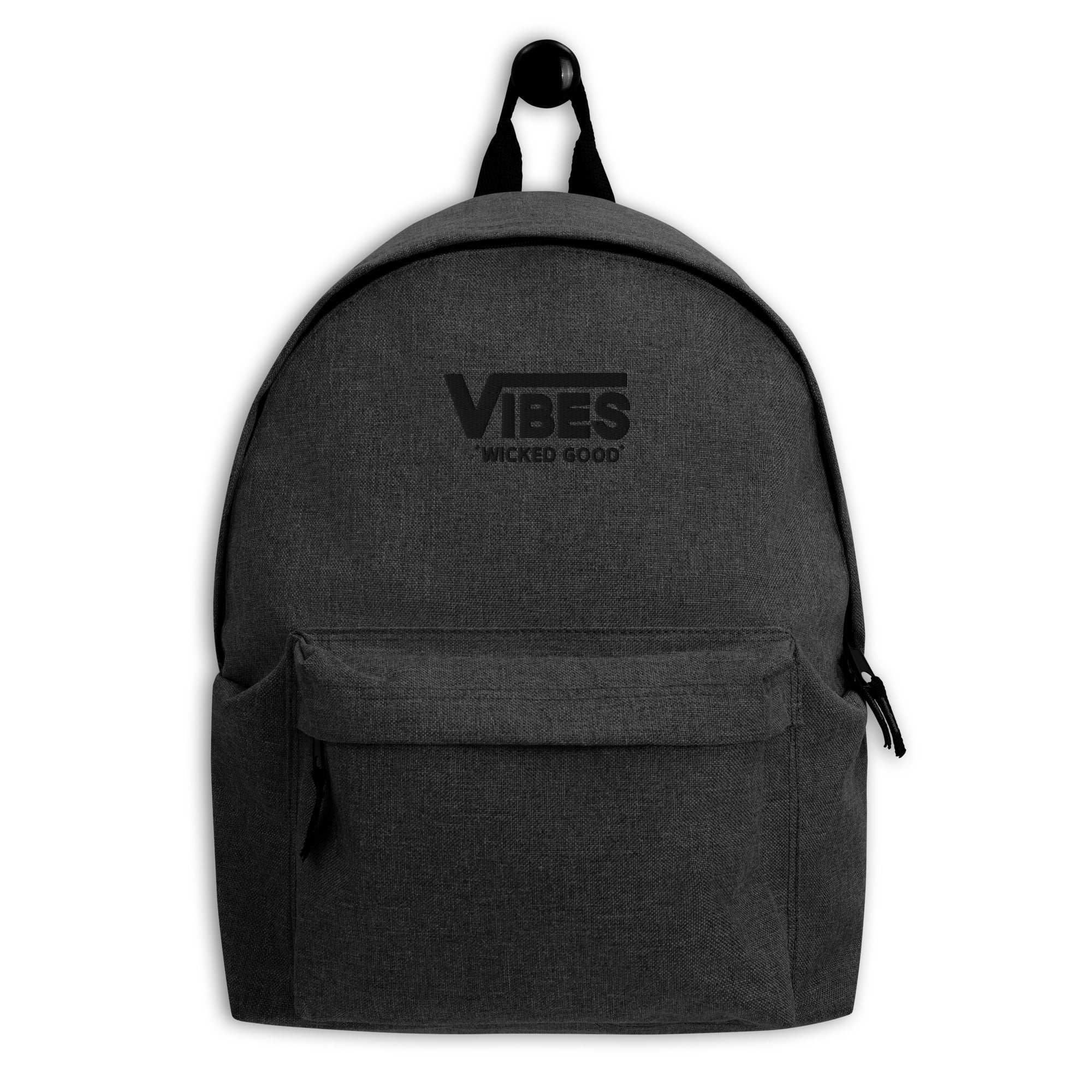 VIBES WICKED GOOD Embroidered Backpack