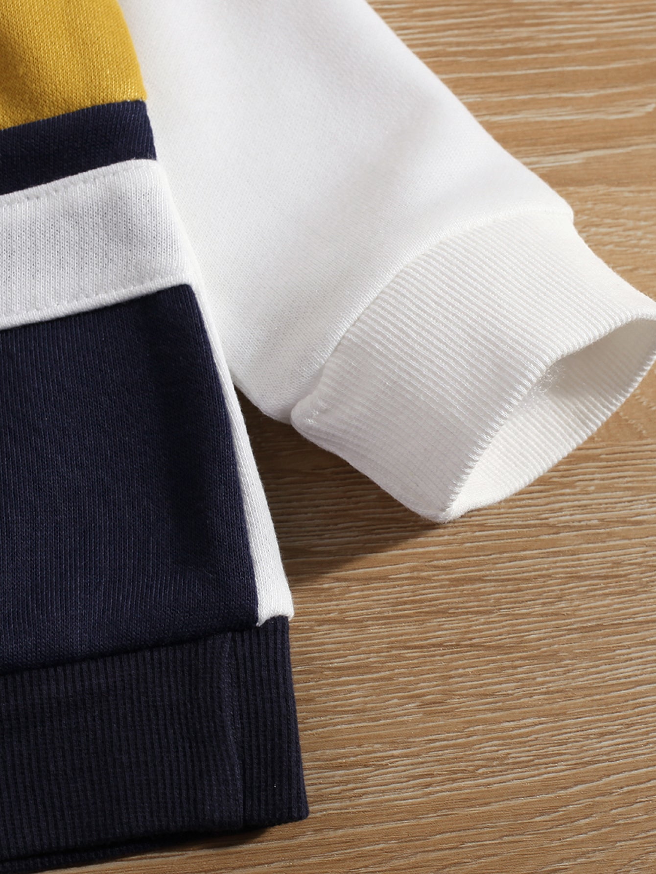 Kids Striped Sweatshirt and Pocketed Pants Set