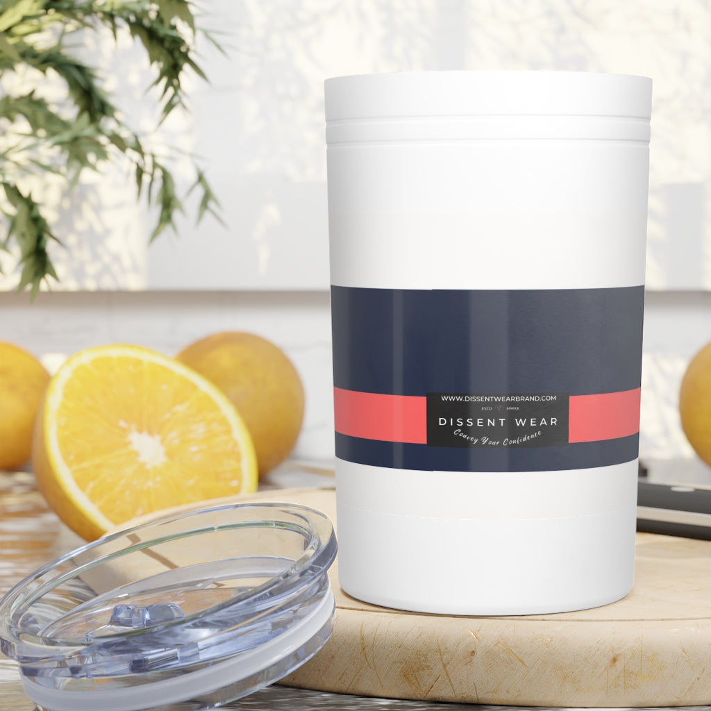 DISSENT WEAR Vacuum Tumbler & Insulator, 11oz.
