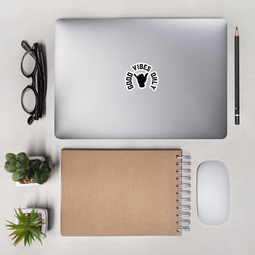GOOD VIBES ONLY Bubble-free stickers