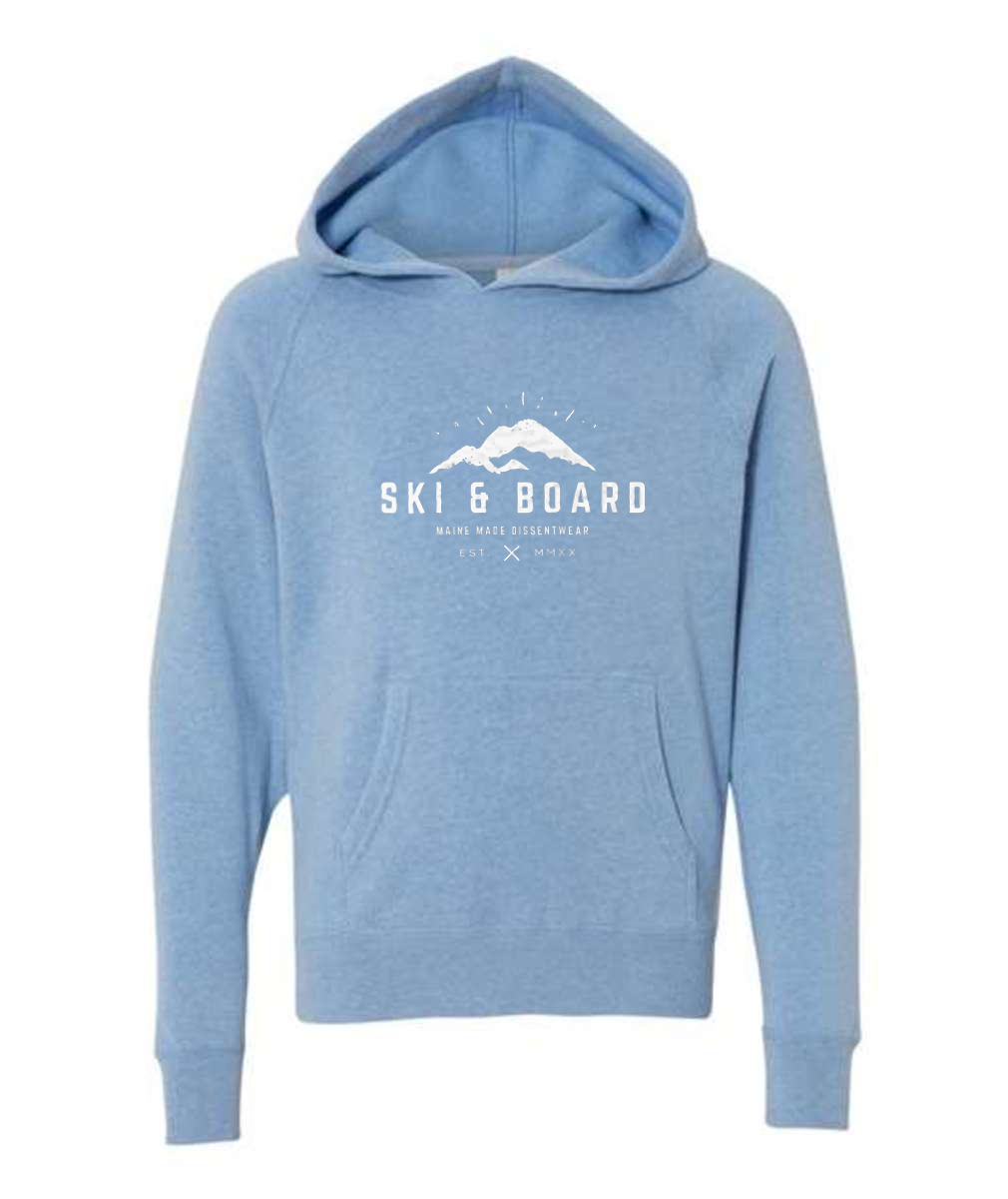 SKI & BOARD Youth Special Blend Raglan Hooded Sweatshirt