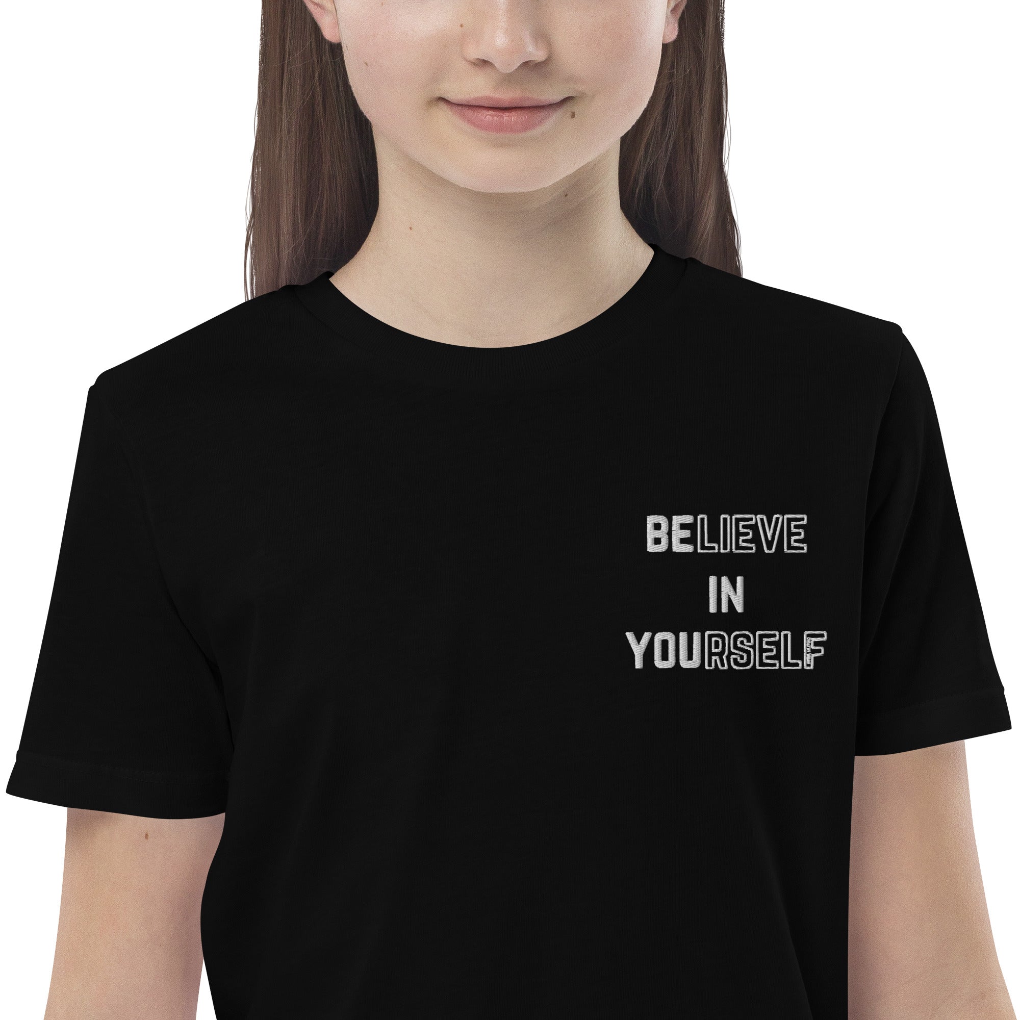 BELIEVE IN YOURSELF / BE YOU EMBROIDERED ORGANIC CHILDREN&