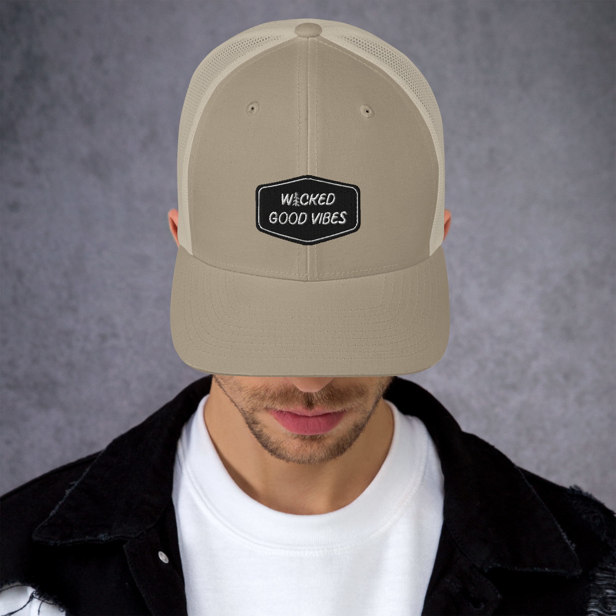 Wicked Good Vibes | Retro Trucker Cap