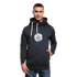 Shawl Collar Hoodie - navy