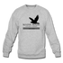 MAINE MADE EAGLE DW CREWNECK SWEATSHIRT - heather gray