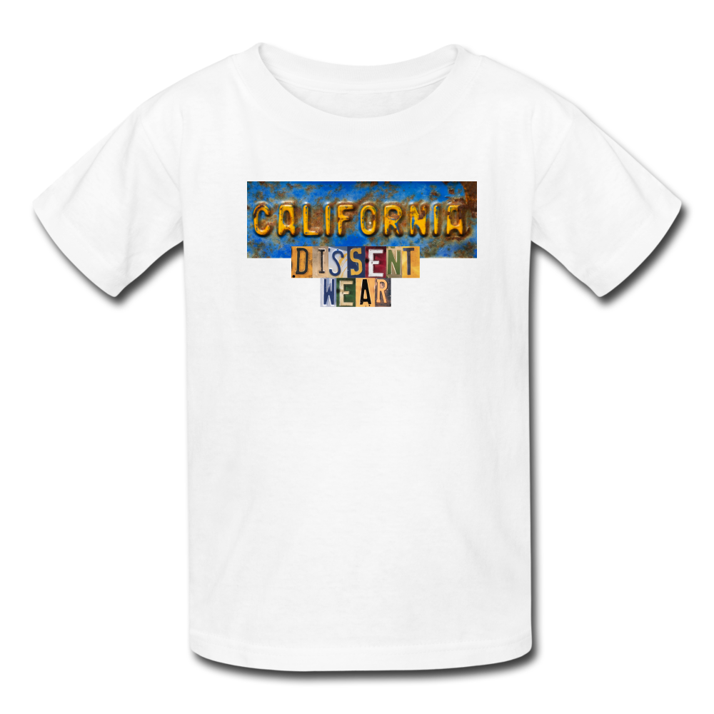 YOUTH CALIFORNIA DISSENT WEAR - white