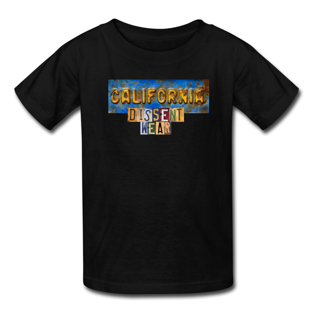 YOUTH CALIFORNIA DISSENT WEAR - black