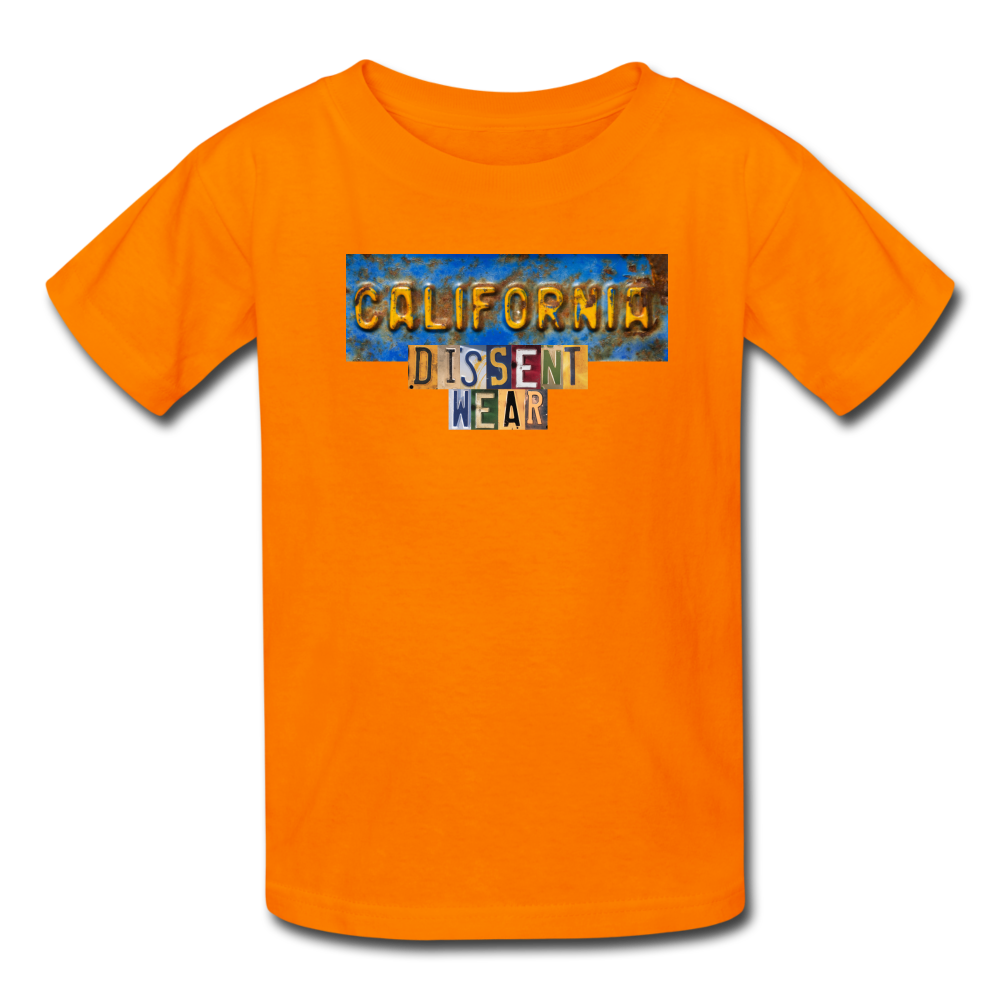 YOUTH CALIFORNIA DISSENT WEAR - orange