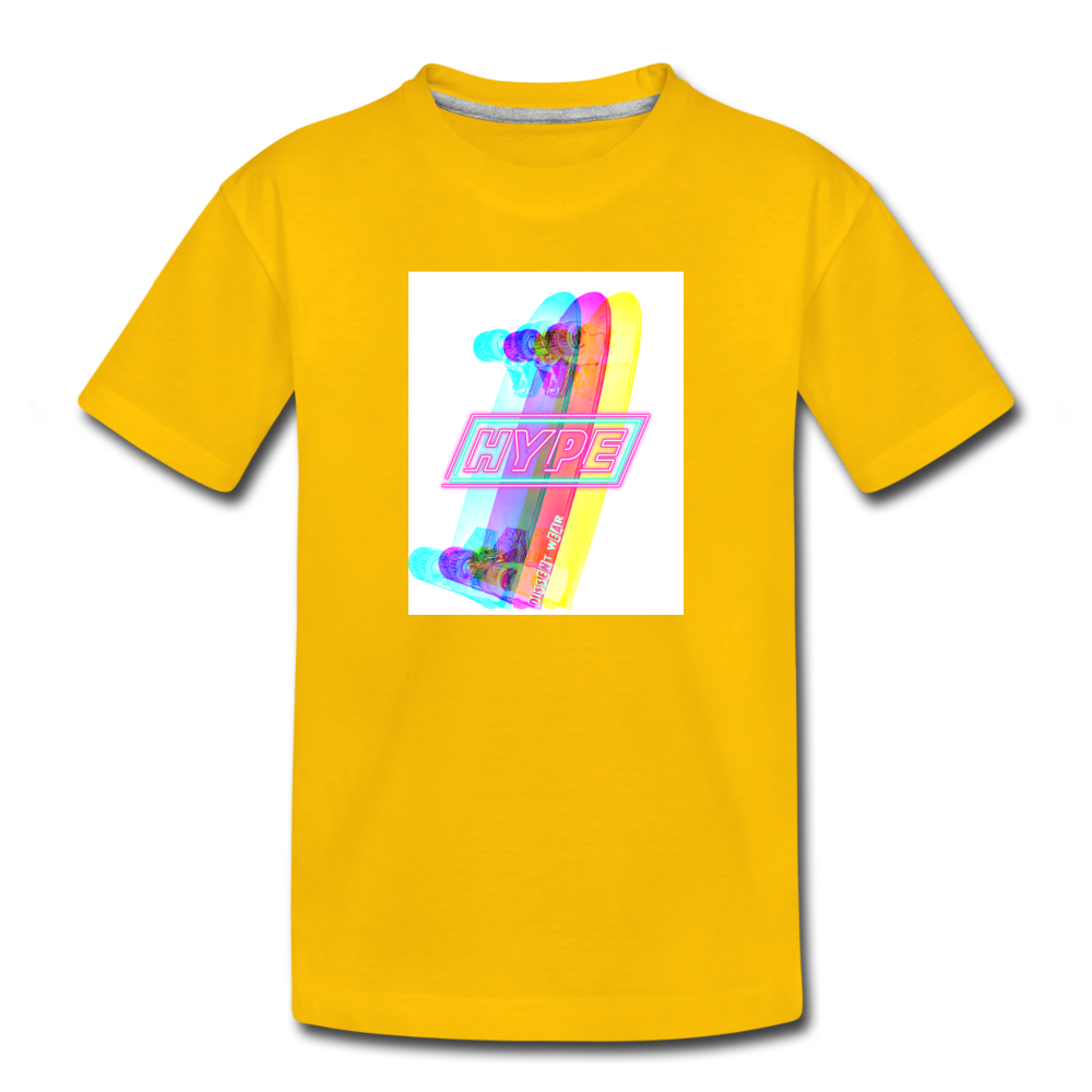 HYPE YOUTH TEE - sun yellow