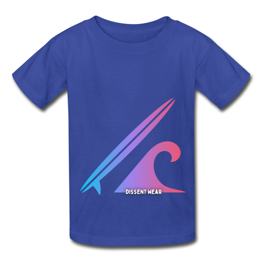 WAVES YOUTH TEE - royal blue