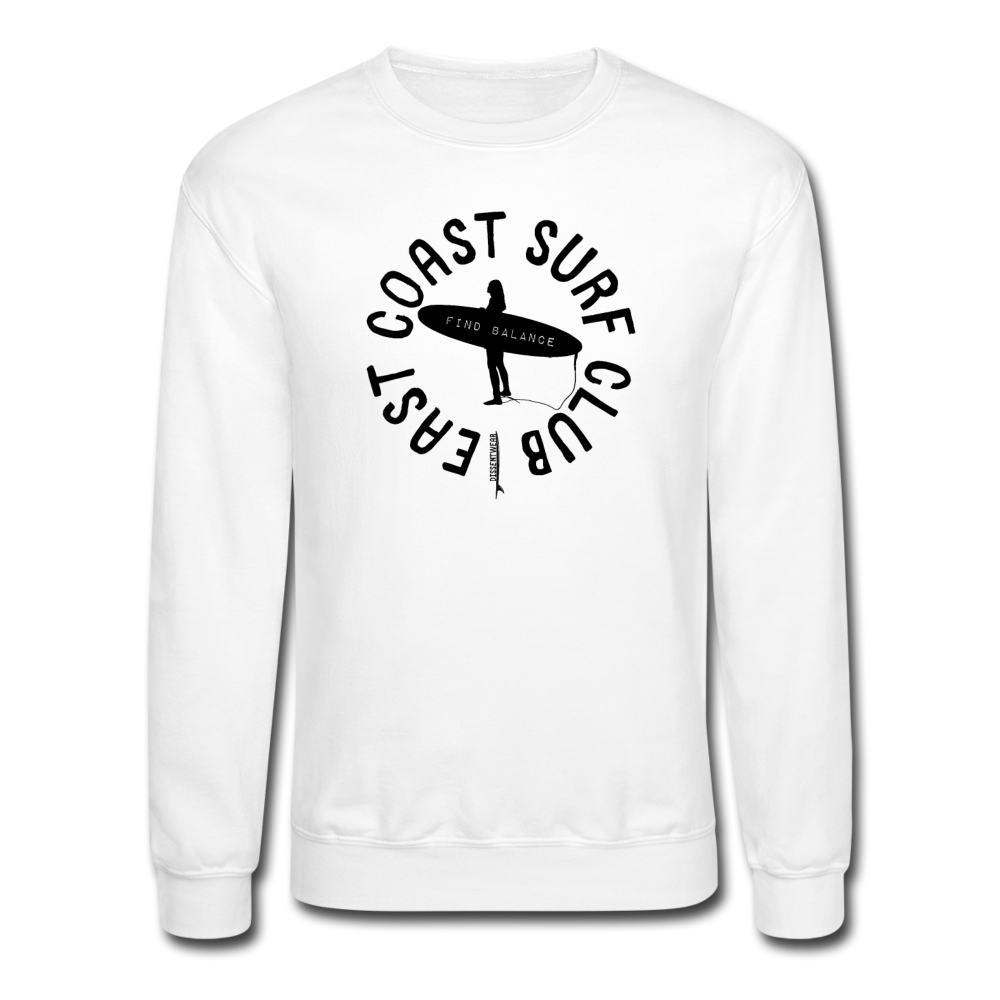 EAST COAST SURF CLUB Crewneck Sweatshirt - white