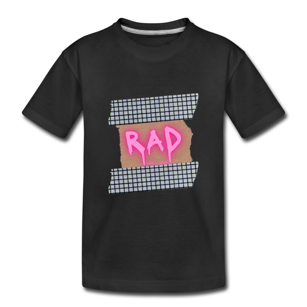 RAD TODDLER TEE - black