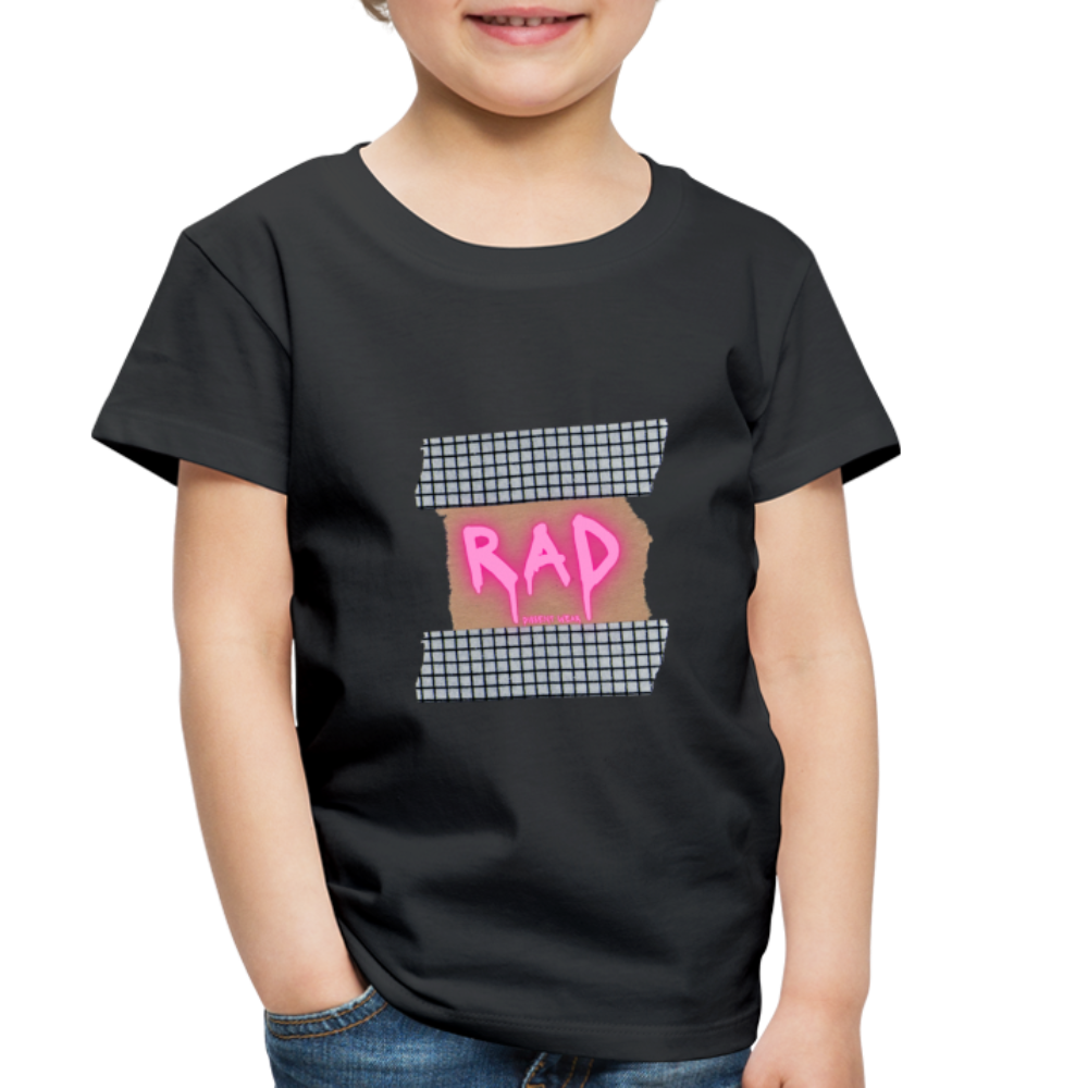 RAD TODDLER TEE - black