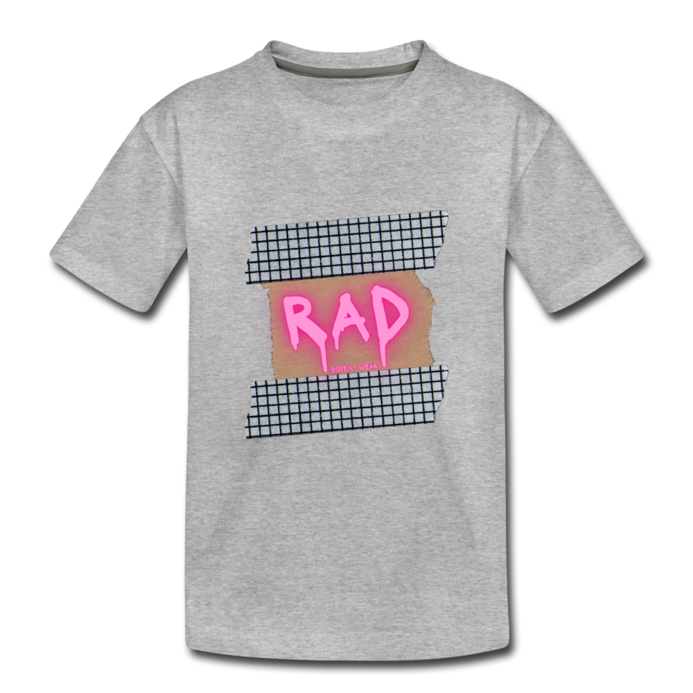 RAD TODDLER TEE - heather gray