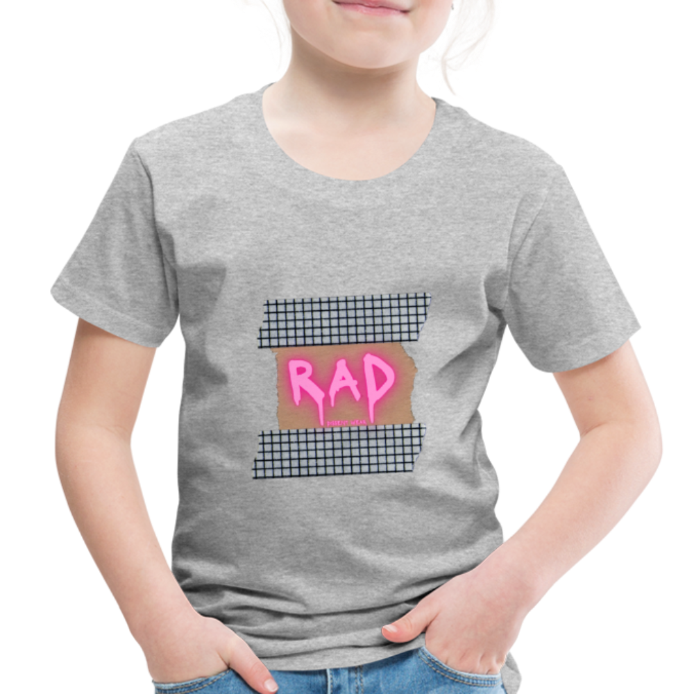 RAD TODDLER TEE - heather gray