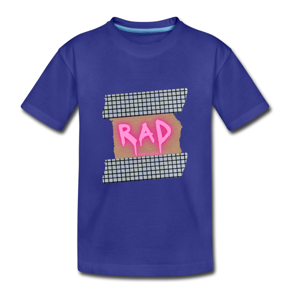 RAD TODDLER TEE - royal blue
