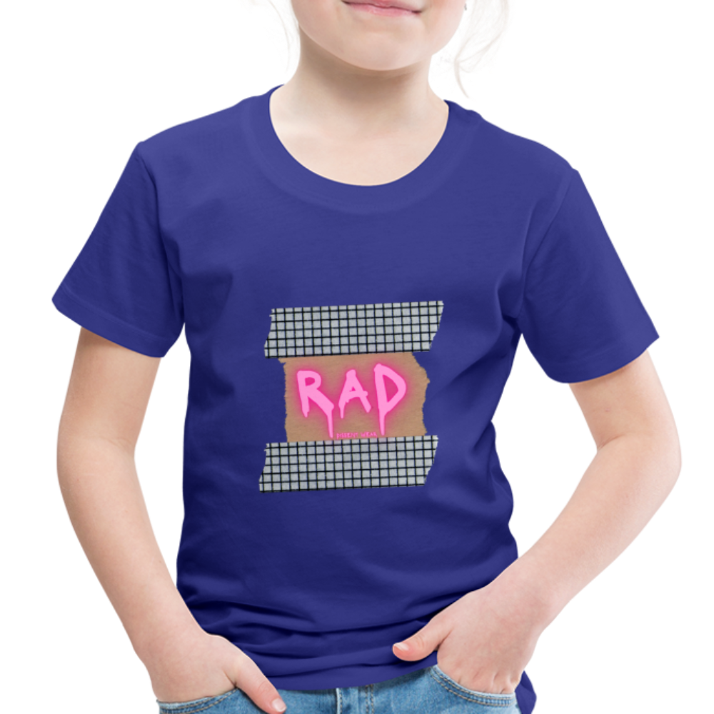 RAD TODDLER TEE - royal blue