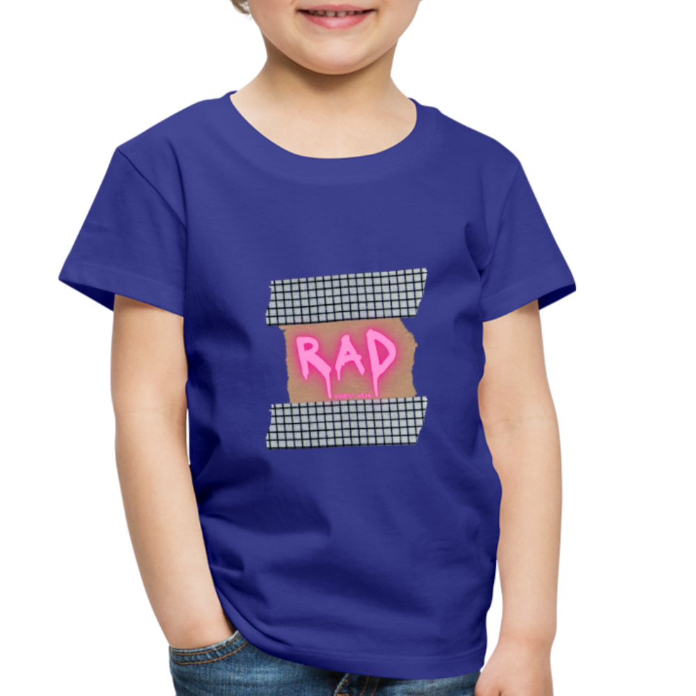 RAD TODDLER TEE - royal blue