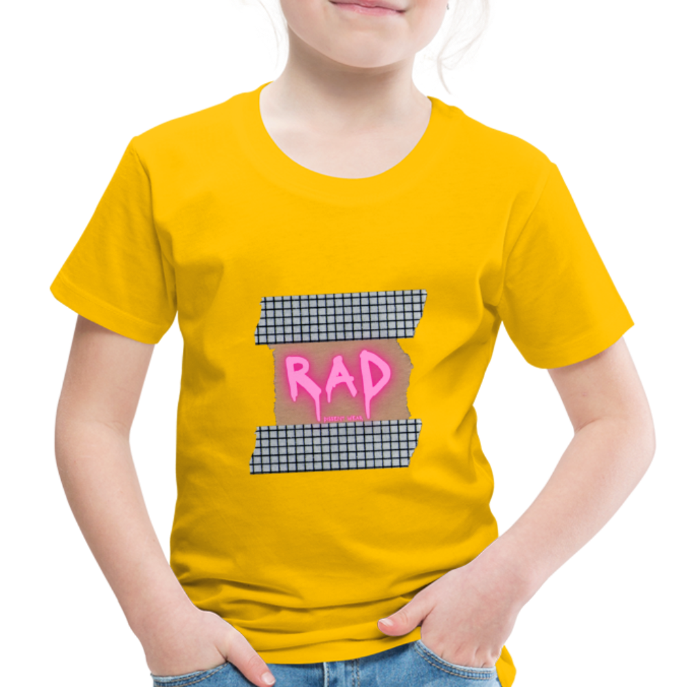 RAD TODDLER TEE - sun yellow