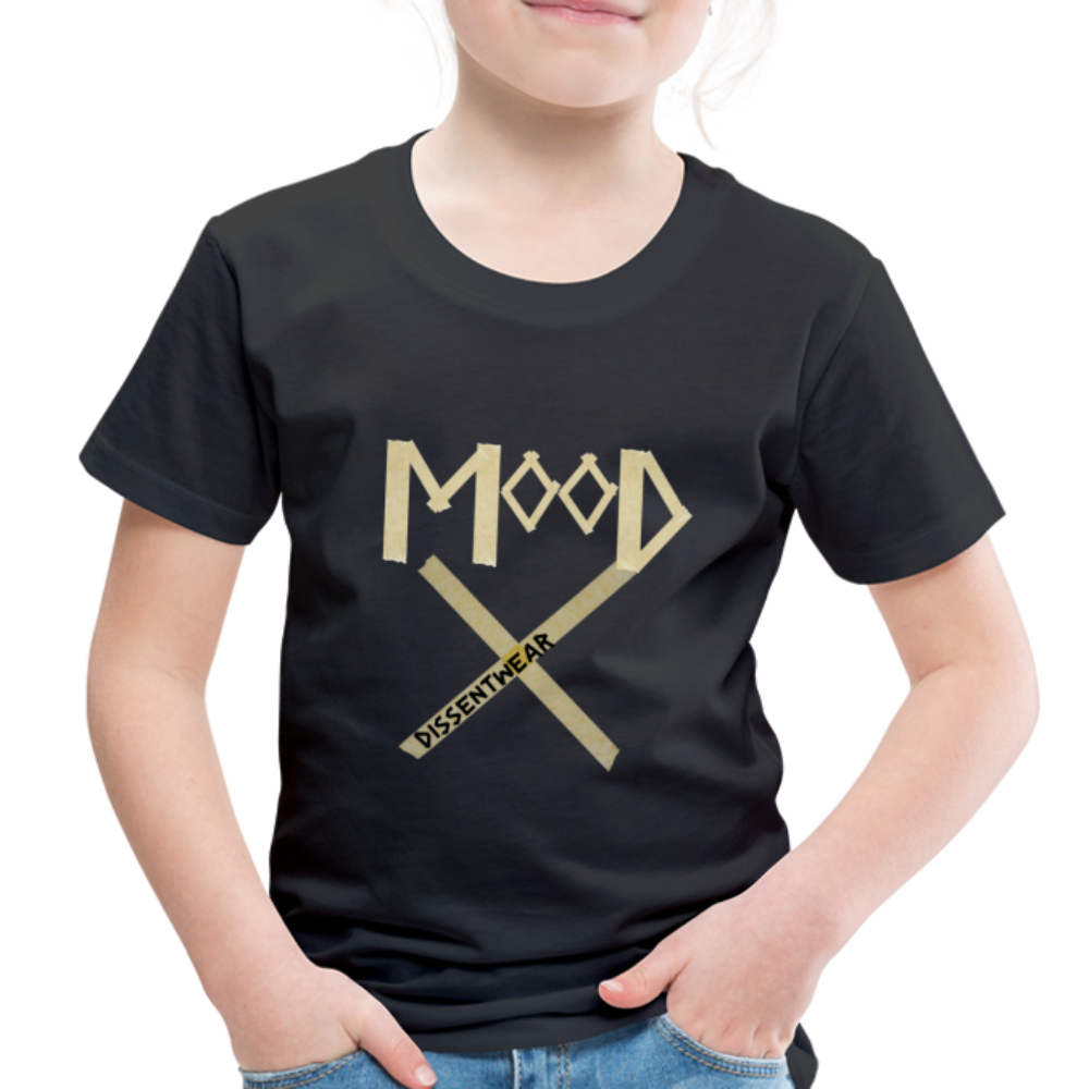 MOOD TRENDY TODDLER TAPE TEE - black