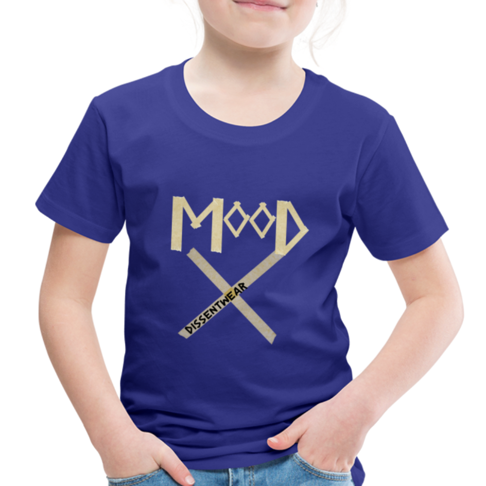 MOOD TRENDY TODDLER TAPE TEE - royal blue