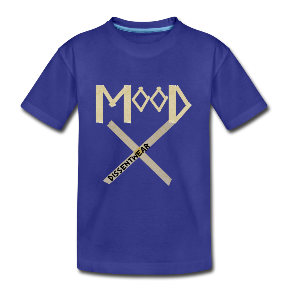 MOOD TRENDY TODDLER TAPE TEE - royal blue