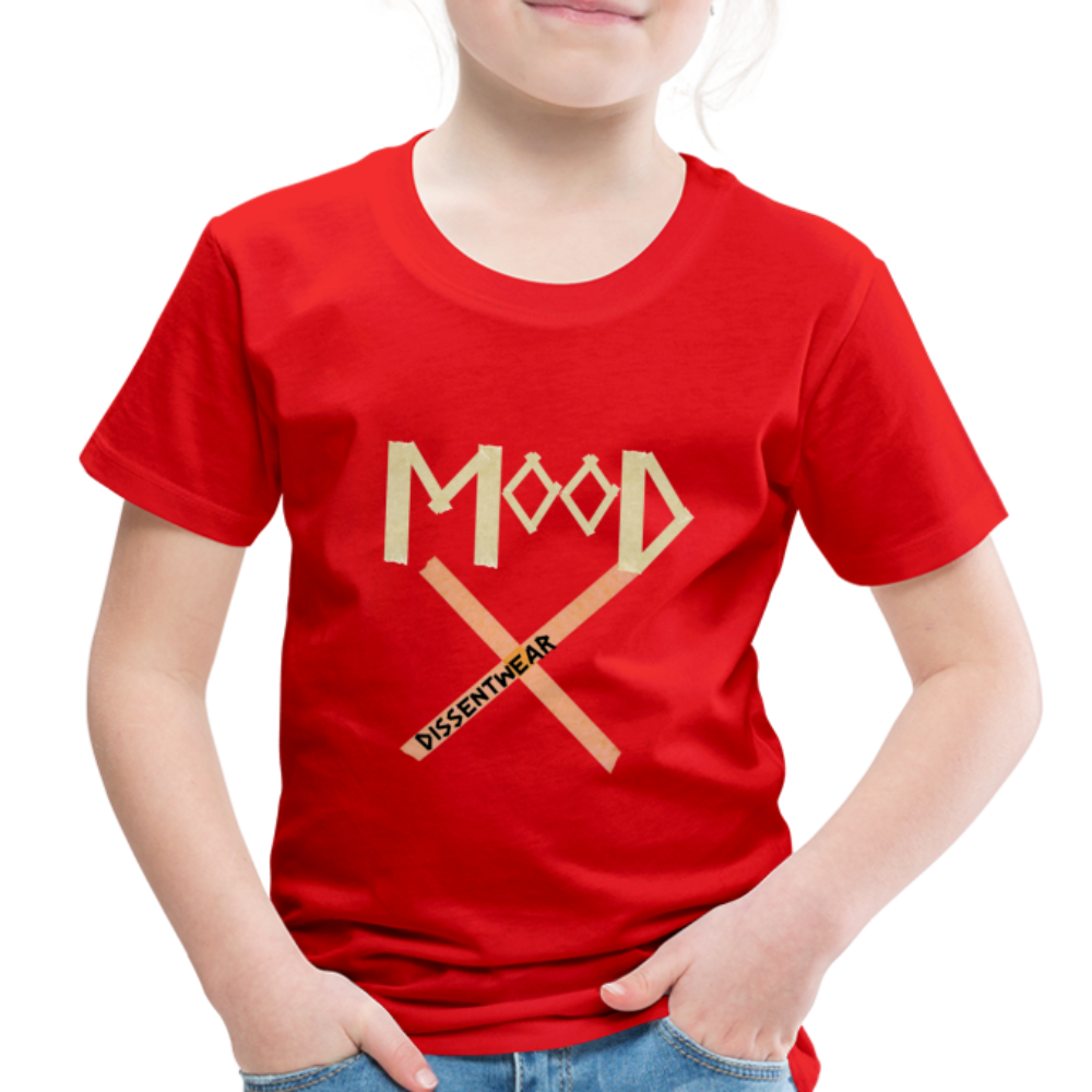 MOOD TRENDY TODDLER TAPE TEE - red