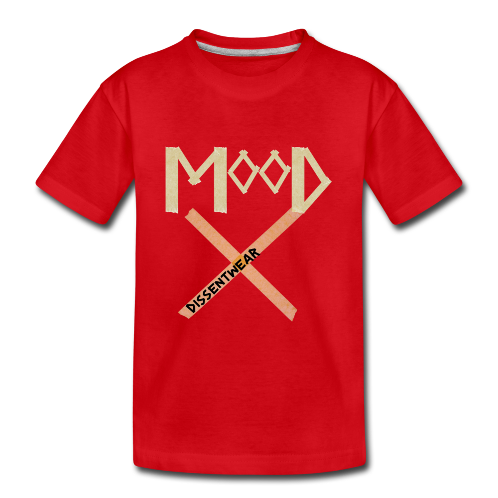 MOOD TRENDY TODDLER TAPE TEE - red