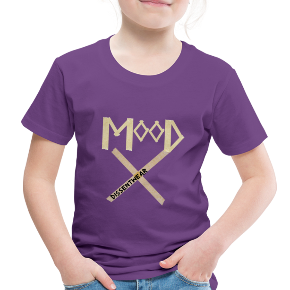 MOOD TRENDY TODDLER TAPE TEE - purple