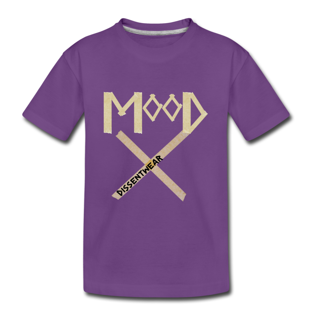 MOOD TRENDY TODDLER TAPE TEE - purple