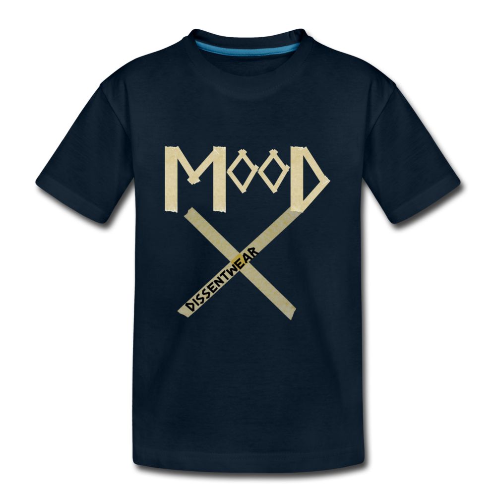 MOOD TRENDY TODDLER TAPE TEE - deep navy
