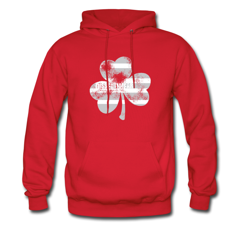 VINTAGE SHAMROCK HOOIDE - red
