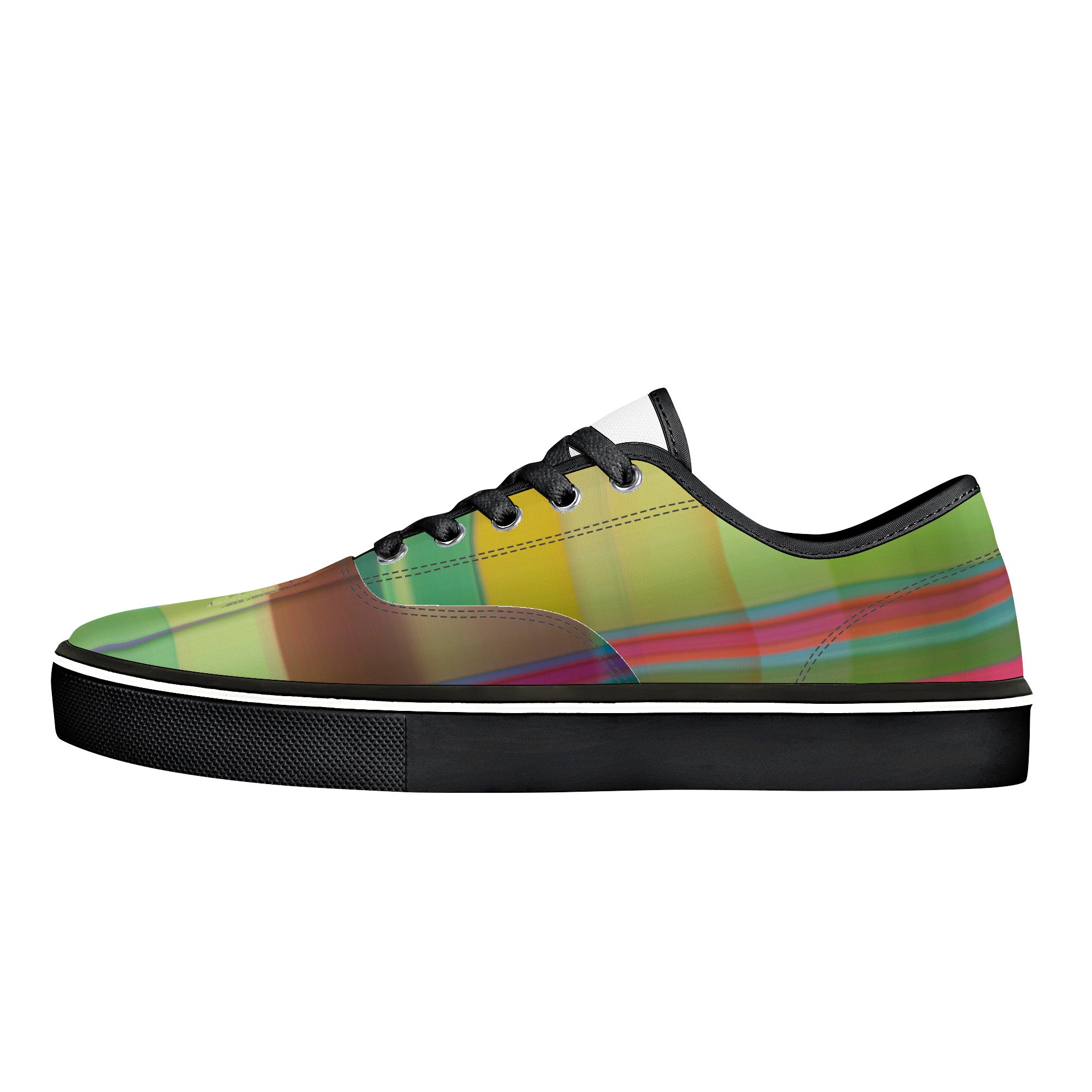 RAD PLAID Skate Shoe - Black Bottom