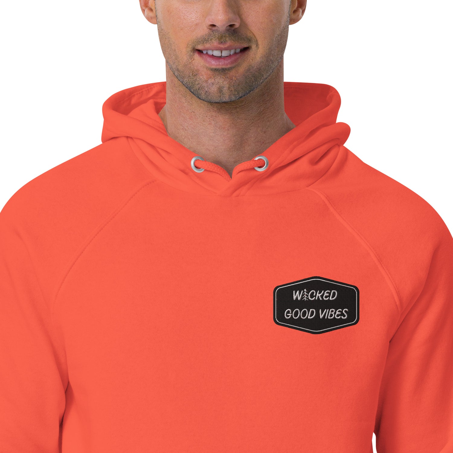 WICKED GOOD VIBES SUPER COMFY GENDER NEUTRAL ECO HOODIE