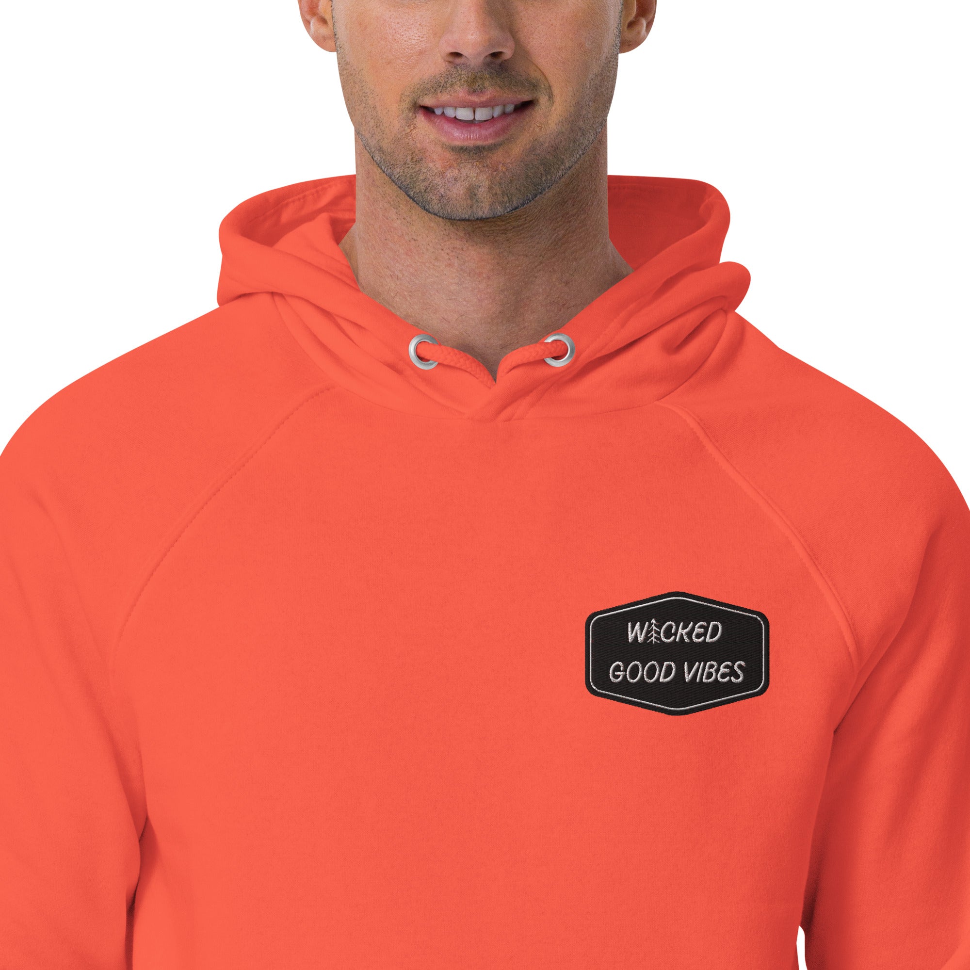 WICKED GOOD VIBES SUPER COMFY GENDER NEUTRAL ECO HOODIE