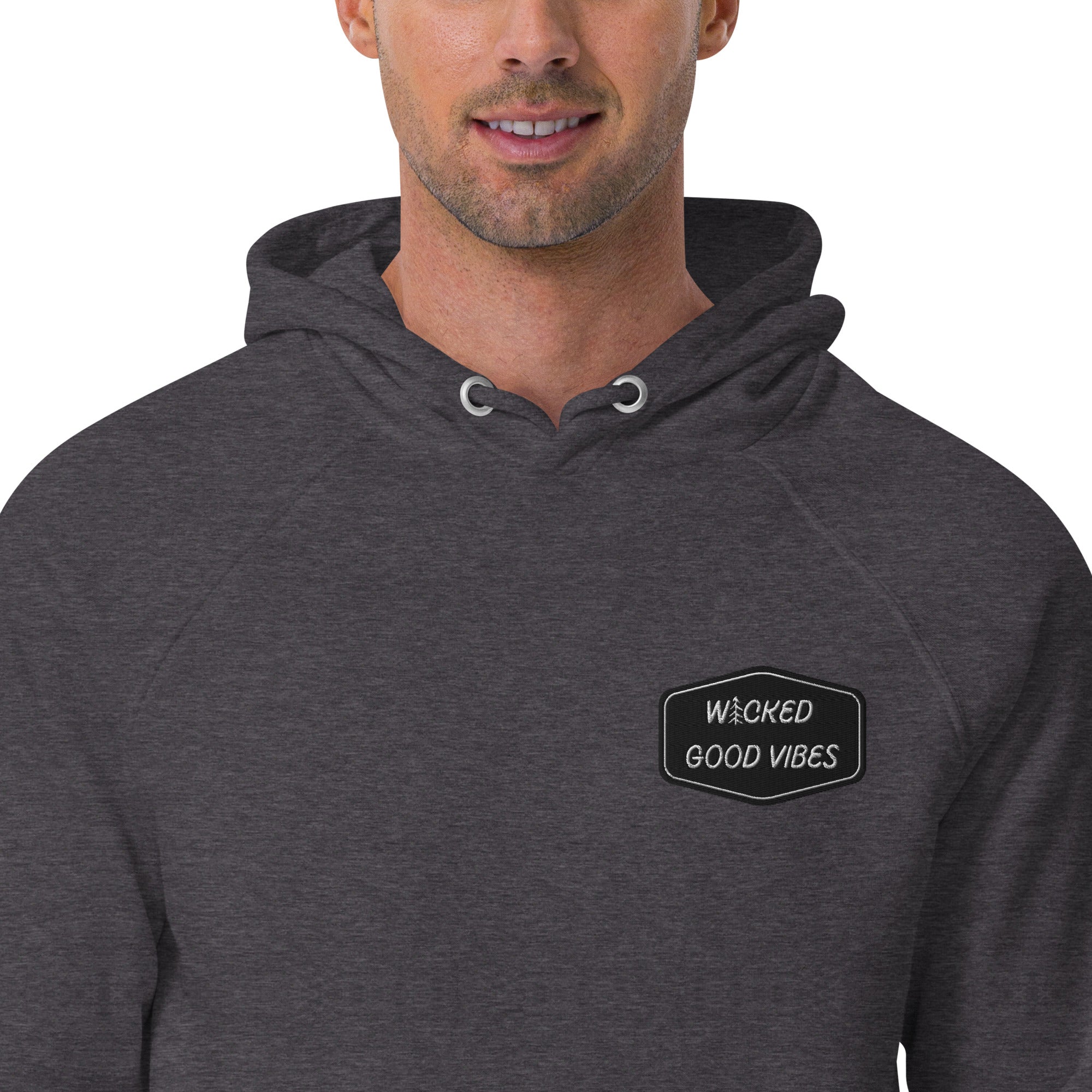 WICKED GOOD VIBES SUPER COMFY GENDER NEUTRAL ECO HOODIE