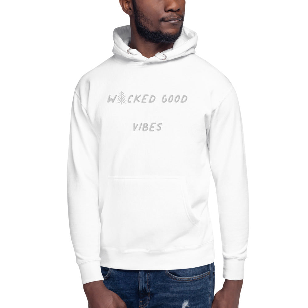 Wicked Good Vibes Embroidered Hoodie