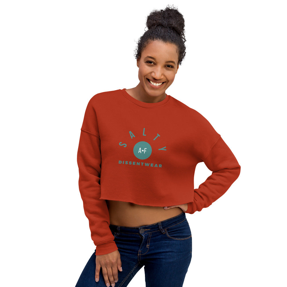 SALTY AF CROP SWEATSHIRT