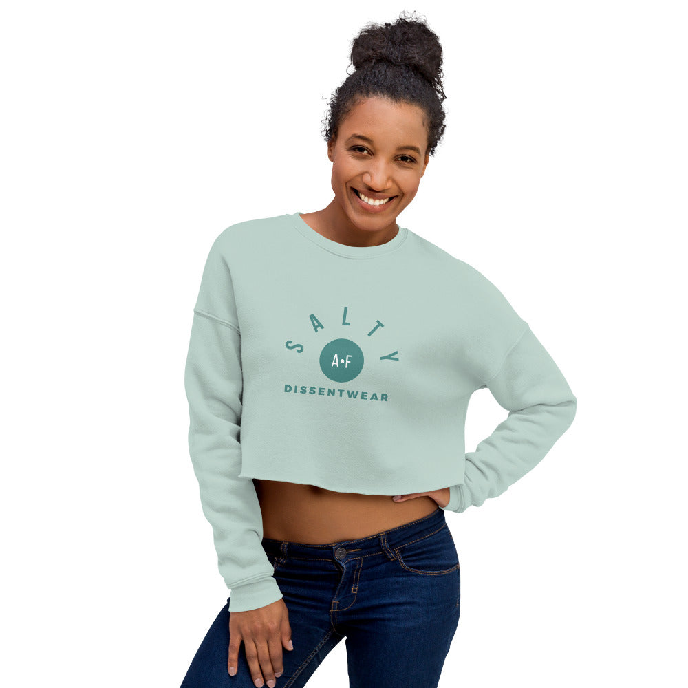 SALTY AF CROP SWEATSHIRT