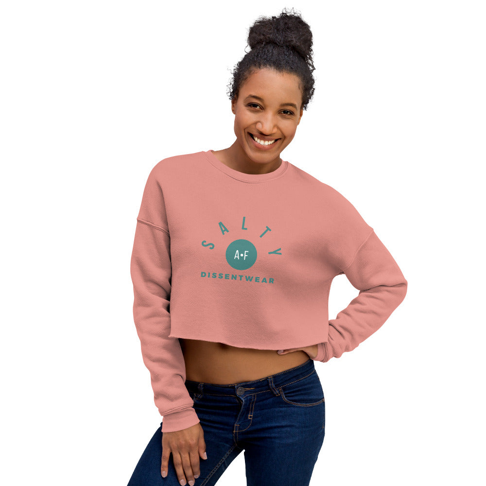 SALTY AF CROP SWEATSHIRT