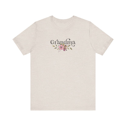 Floral Retro Grandma Tee – Perfect Gift for Mother&