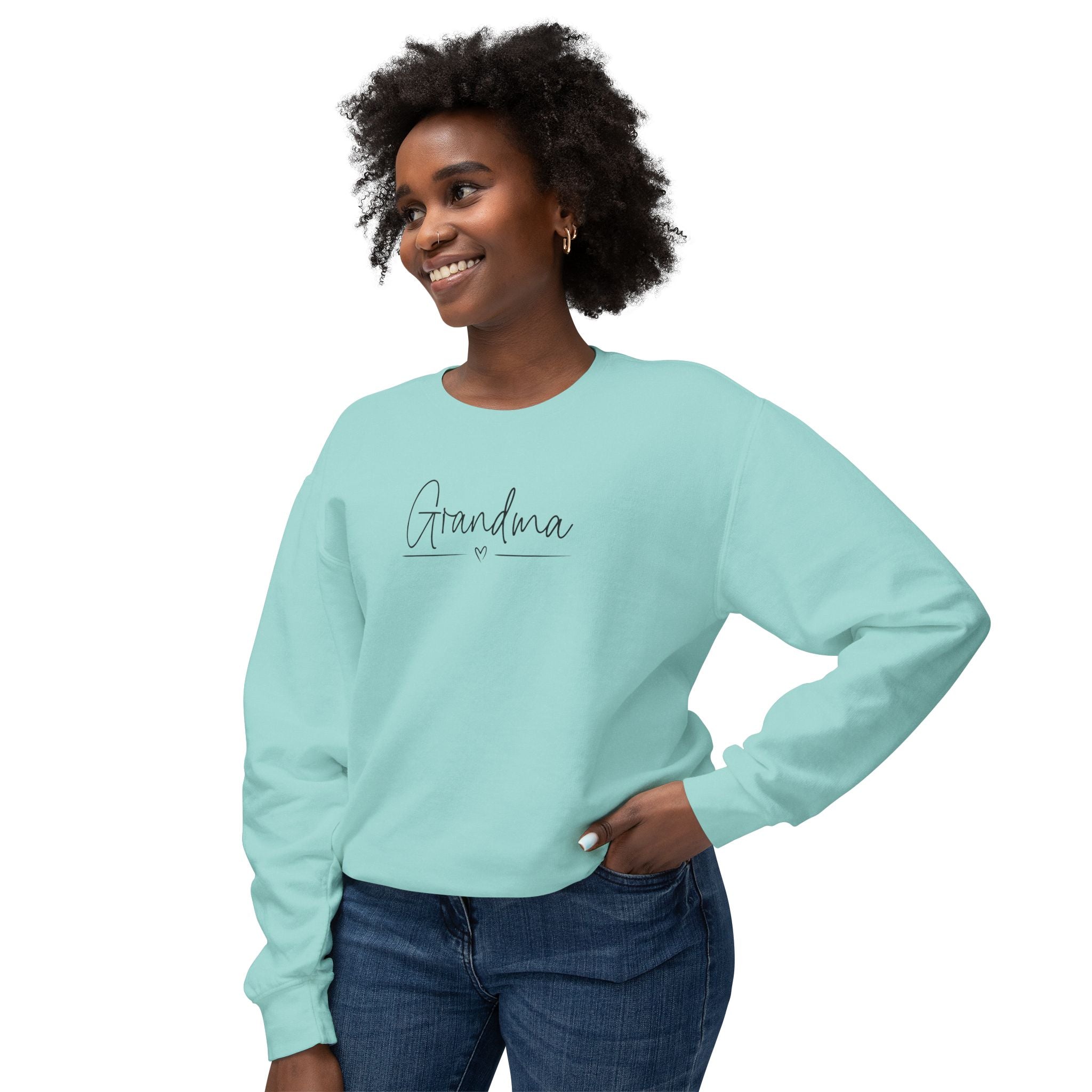 Grandma Sweatshirt, Cozy Crewneck Gift, Lightweight Pullover, Mother&