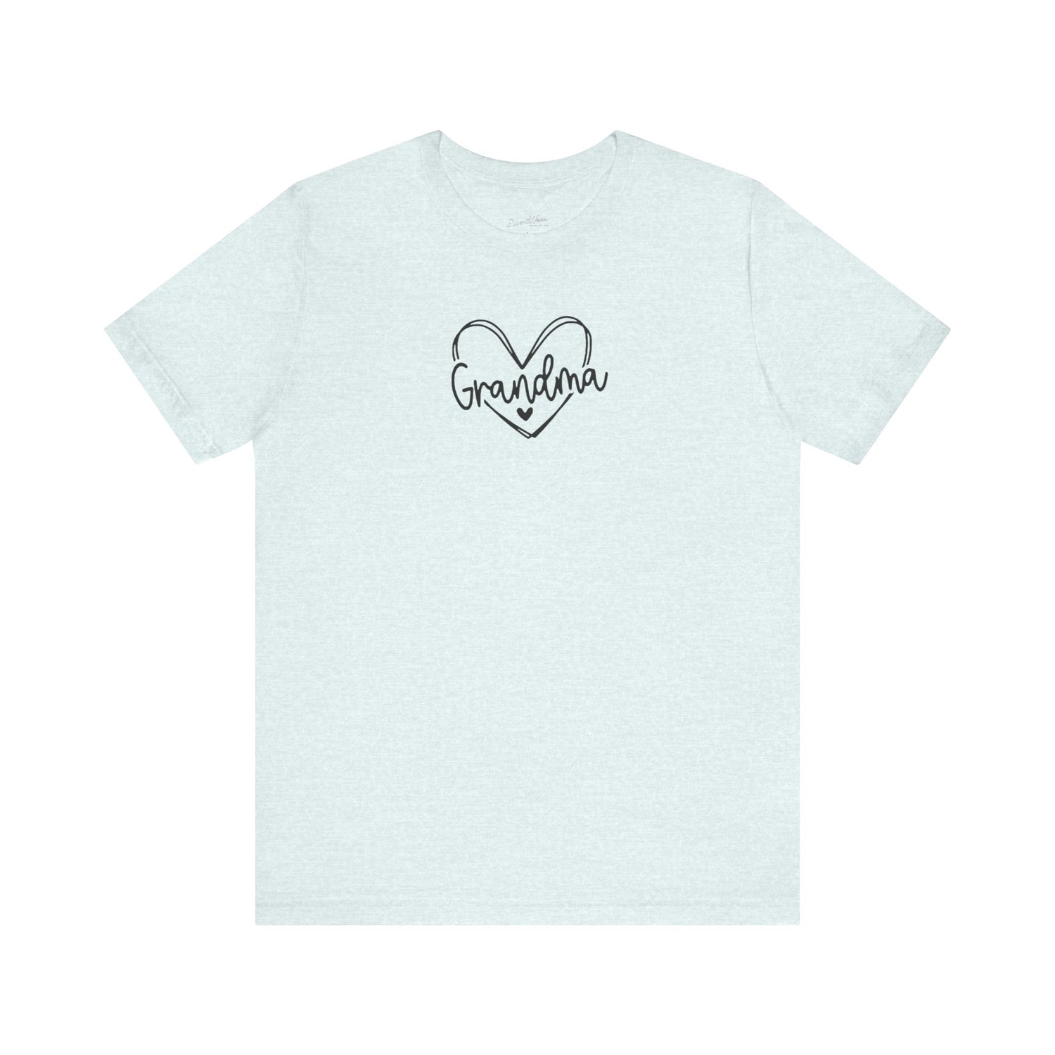 Grandma Trendy Heart Unisex Jersey Tee, Mother&