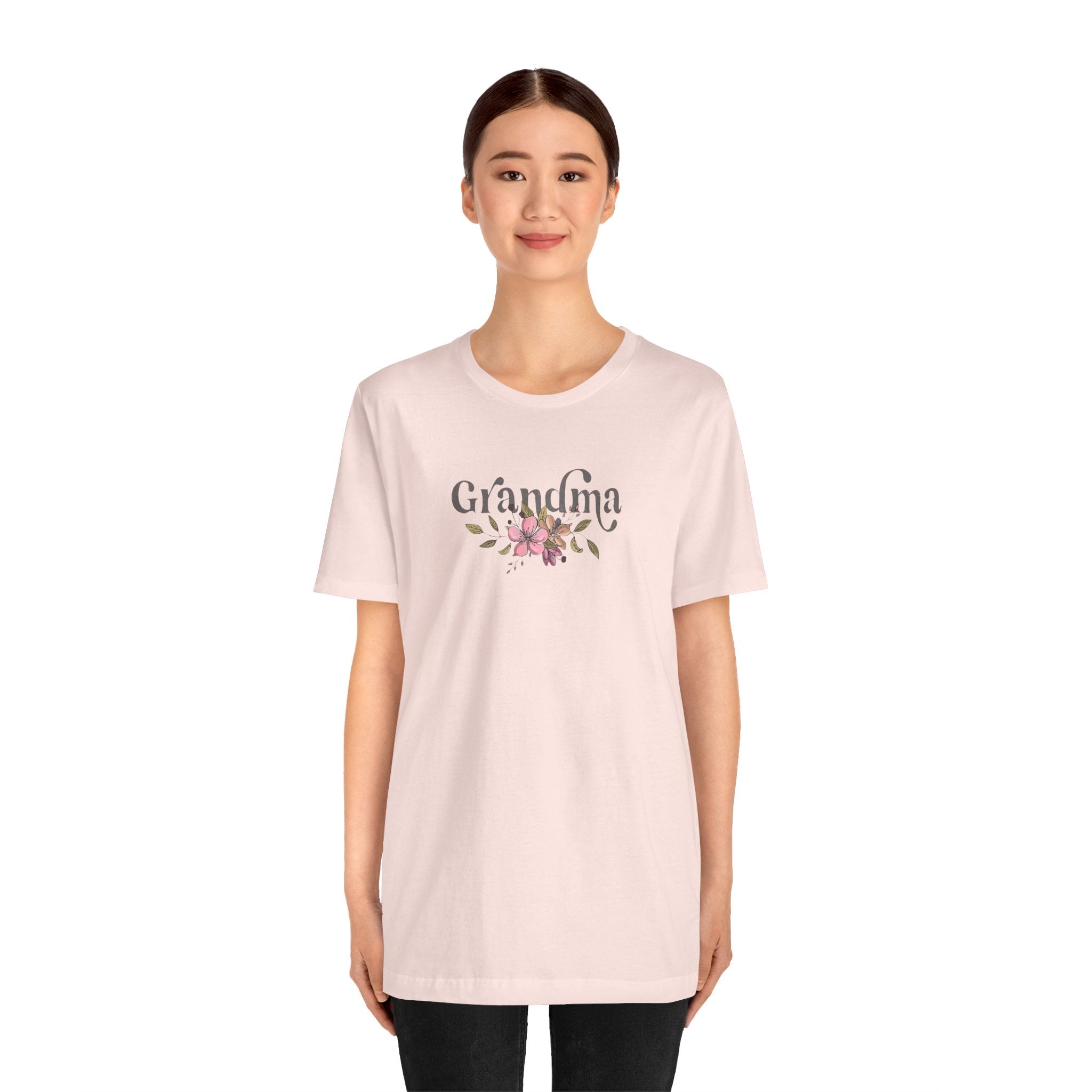 Floral Retro Grandma Tee – Perfect Gift for Mother&