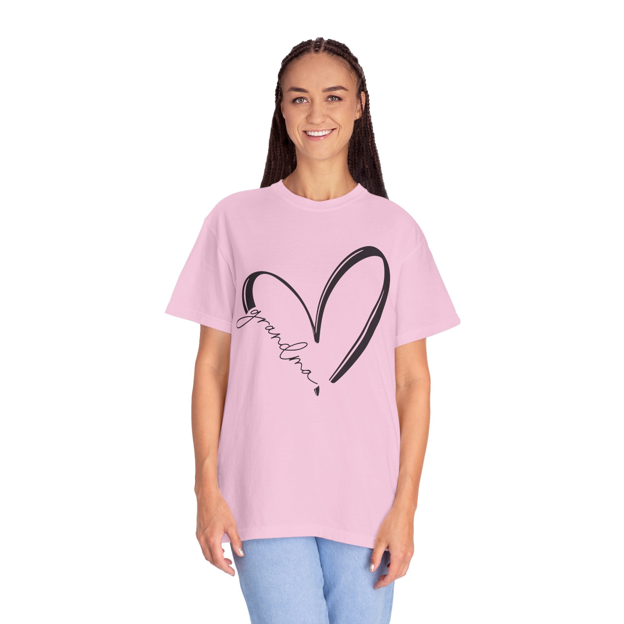 Love Grandma T-Shirt, Unisex Gift for Grandmothers, Casual Tee, Birthday, Mother&