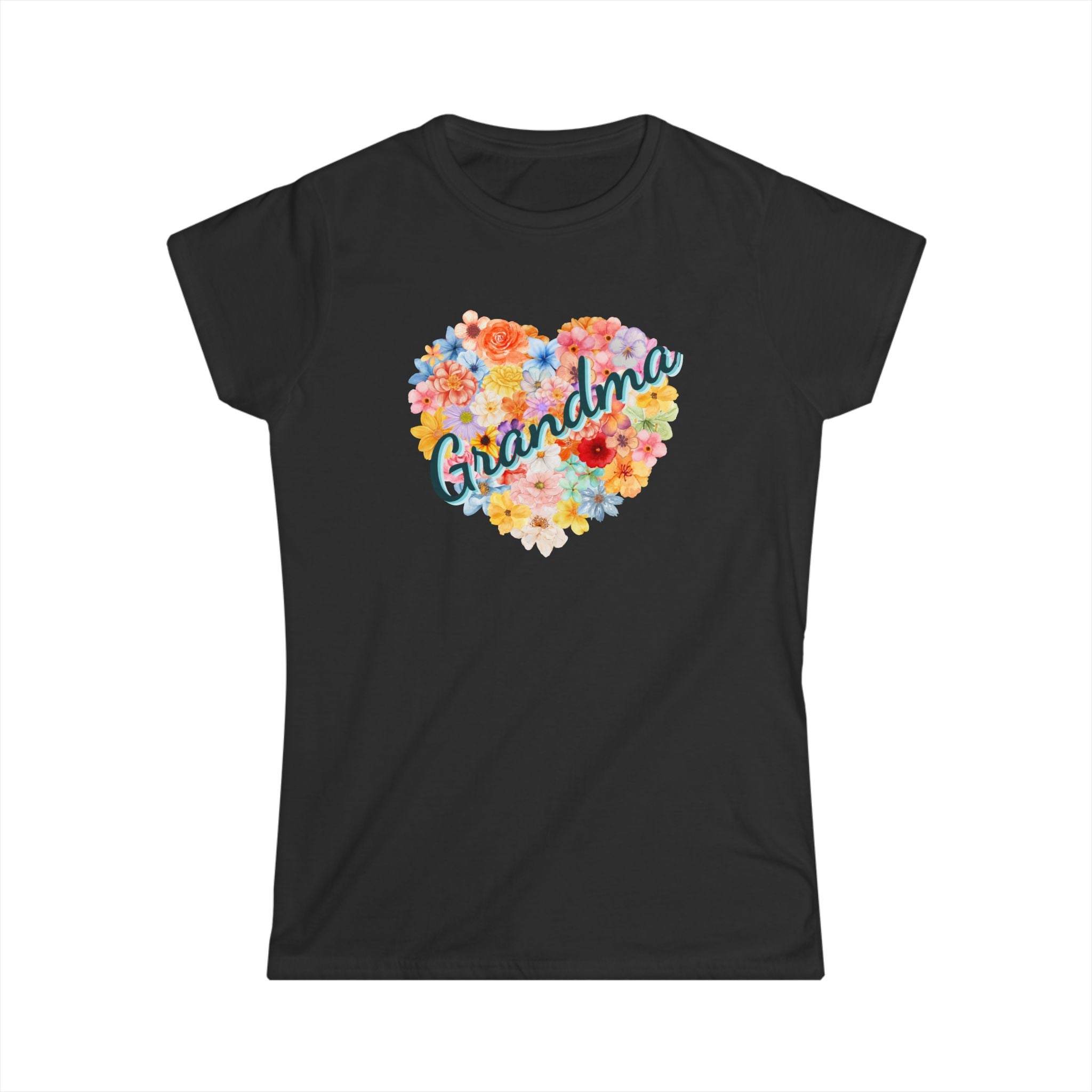 Floral Grandma Tee - Perfect Gift for Mother&